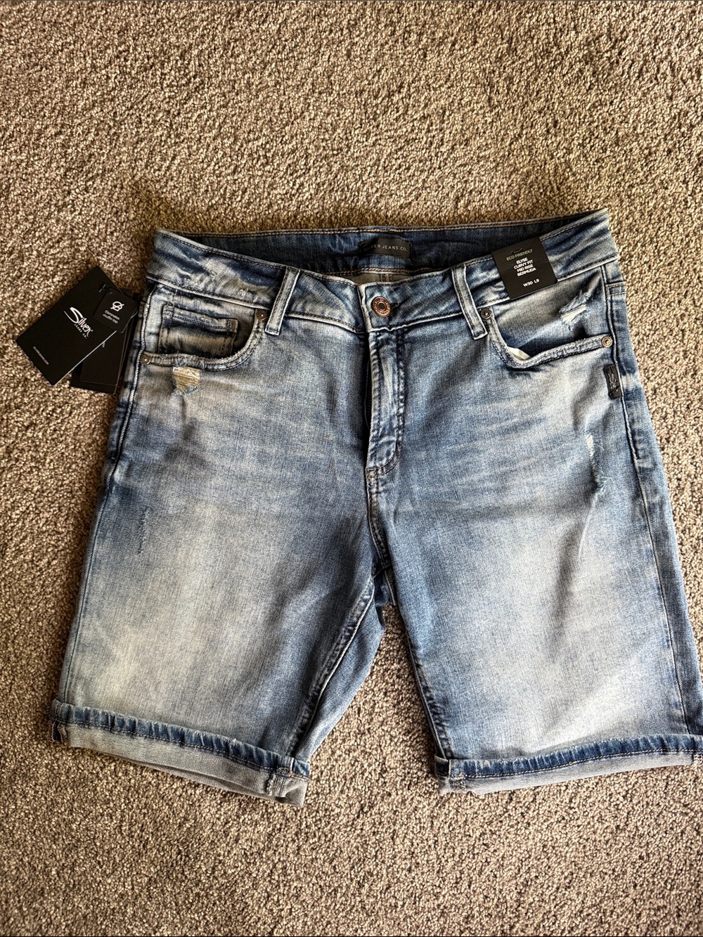Silver Jeans Light Blue Women's Denim Jean Shorts